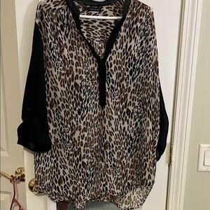 Leopard Print Women's Top